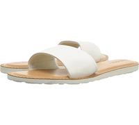 Volcom Schlichte Damen-Sandalen aus Kunstleder mit Riemen, Weiss/opulenter Garten, 10