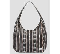 Volcom Schoolyard Canvas Hobo Tote Handbag black combo Damen Gr. Uni