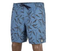 Volcom Short Lido Print Trunk 17 Inch stone blue M