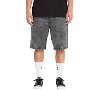 Volcom - Shorts aus Baumwolle - Freazy Loose Ew Short 22" Light Acid Black für Herren aus Baumwolle - Größe M - schwarz schwarz M