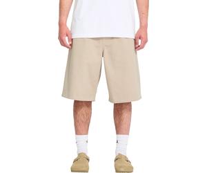 Volcom - Shorts aus Baumwolle - Herren - Chillow Pleat Ew Chino Short 24 Light Khaki - Chillow Pleat Ew Chino Short 24 Light Khaki für Beige L