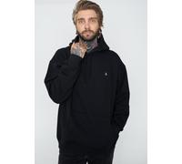 Volcom - Single Stone Black - Hoodie - Schwarz - M - 85% Baumwolle, 15% Polyester,Schweiß Schwarz M