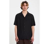 Volcom - Single Stone Gloss Black - Hemd - Schwarz - S - 100% Viskose Schwarz S