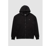 Black Volcom Single Stone Full Zip Fleece Schwarz S Herren