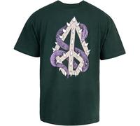 Volcom Snake Peace T-Shirt Herren (DE/NL/SE/PL, Alphanumerisch, XL, Regular, Regular, Scarab)