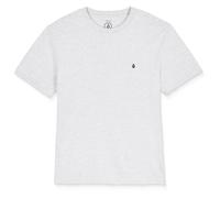 Volcom - Stone Blanks Basic S/S Tee - T-Shirt, Gr. L, weiß (HeatherGrey)