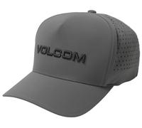 Volcom Stone Tech Flexfit Delta Hat für Erwachsene, wasserabweisend, V.Co-Tech Performance Cap, Char, Medium