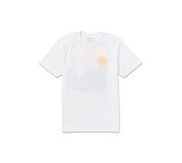 Volcom Stone Tech Herren-T-Shirt, kurzärmelig, schnelltrocknend, White Get Out, XL