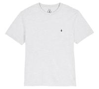 Volcom - Stone Blanks Basic S/S Tee - T-Shirt, Gr. M, weiß (HeatherGrey)