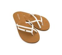 Volcom Thrills Damen-Sandalen, Weiß - Neu, 7