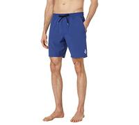 Volcom Understoned Herren-Hybrid-Shorts mit elastischem Bund, 45,7 cm, Blueprint, Klein