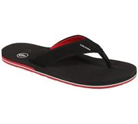 Volcom VICTOR Flip-Flop Sandal Herren Zehentrenner, Schwarz/Rot, 8