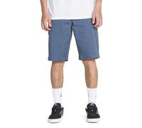 Volcom Vmonty Stretch-Chino-Shorts für Herren, Heather, Blau, 46