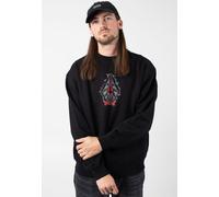 Volcom - Watanite Black - Sweater - Schwarz - M - 80% Baumwolle, 20% Polyester,Schweiß Schwarz M