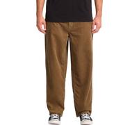 Volcom - Weit / locker / lose Hose mit Komfort - Billow Tapered Cord Pant Ermine für Herren aus Baumwolle - Größe 32 US - Beige Beige 32 US
