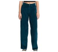 Volcom - Women's Weellow II Cord - Freizeithose, Gr. S 26, blau (EmeraldGreen)