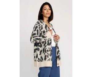 Volcom - Wylding Out Animal Print - Cardigan - Beige - S - gid://shopify/Metaobject/70610354413 Beige S