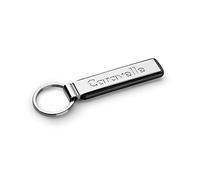 Volkswagen 000087010ACYPN VW Metall Schlüsselanhänger Caravelle Gravur Key Ring, Silber, Mittel