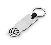 Volkswagen 1K6087010 Schlüsselanhänger Logo Einkaufswagenlöser Schlüsselring Anhänger, silber