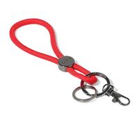 Original VW Schlüsselanhänger GTI Logo Kordel Metall Anhänger Keyring rot 3A4087010A