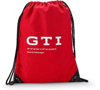 Volkswagen 5HV087318A Turnbeutel Sportbeutel Rucksack Tasche, GTI Design, rot
