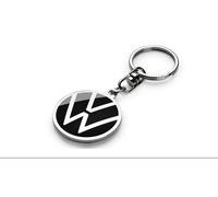 Volkswagen Schlüsselanhänger mit VW Logo Schwarz/Silber