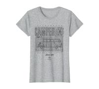 Volkswagen Typ 2 VW Camper Van Der Original Classic T-Shirt, Damen, Grau Meliert, M