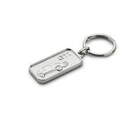 Volkswagen VW GTI one Relief Metall Schlüsselanhänger 5KA087010 Silber Einheitsgröße