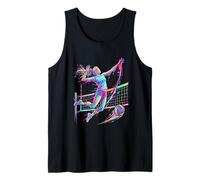 Volleyball Splash Aquarell Kunst Tank Top