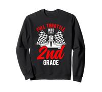 Vollgas in 2. Klasse Rennwagen zurück zur Schule Sweatshirt