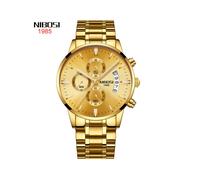 (Vollgold) Herrenuhren Luxus Berühmte Marke Herrenmode Casual Dress Watch Militär Quarz Armbanduhren Relogio Masculino