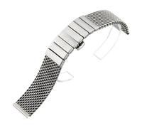 Vollmer Milanaiseband Satin mit Butterflyfaltschließe - 20mm