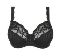 PrimaDonna Bügel-BH »Madison Bügel BH« Extra tiefe Cups, Mit elastischer Spitze, Breite Träger mit Verzierung, Schwarz SIZE,90F