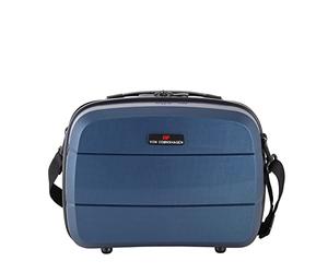 Von Cronshagen Kosmetikkoffer Balto | Beautycase zum Aufstecken | passend für Reisetrolley Balto | praktische Fächer innen | schließt mit Reißverschluss (Navy)