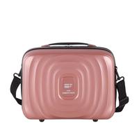 Von Cronshagen Kosmetikkoffer Mans Beauty Case | aus stabilem Polypropylen | großes Beautycase mit Aufsteckfunktion | passend zu Mogens Koffer | mit längenverstellbaren Schultergurt (Rose)