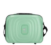 Von Cronshagen Kosmetikkoffer Mans Beauty Case | aus stabilem Polypropylen | großes Beautycase mit Aufsteckfunktion | passend zu Mogens Koffer | mit längenverstellbaren Schultergurt (sage)