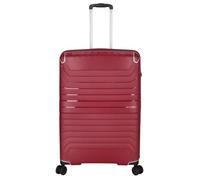 Von Cronshagen Reisetrolley Halvar| Stabiler Koffer in verschiedenen Größen | Hartschalenkoffer aus stabilem Material | mit TSA Zahlenschloss | Reisekoffer (Wine, L - großer Koffer)