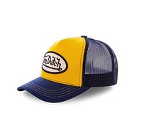 Von Dutch Cap Herren Hypoallergen, Tracker Kappe Herren, Natürlich, Bequem, Orange/Blau, Einheitsgröße