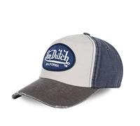 Von Dutch Unsiex Oval Logo Baseball Cap White/Grey/Blue One Size