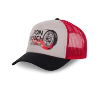 Von Dutch Trucker Cap Crew, verstellbar, authentisch, Rot/Schwarz/Light Grau, Einheitsgröße