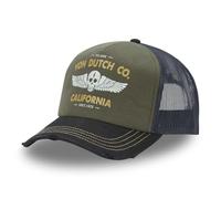 Von Dutch Kappe Vd/1/Ct/Crew – verstellbar, Trucker/Unisex – Khaki/Marineblau/Schwarz, One size