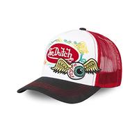 Von Dutch Kappe Tracker Herren – langlebig, fliegende Augen, perfekter Halt – Rot, Einheitsgröße