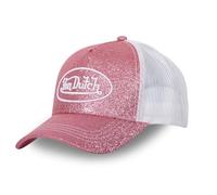 Von Dutch Trucker Cap CB Glitter Damen verstellbar Rosa/Weiß Einheitsgröße