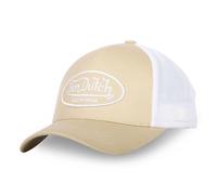 Von Dutch Kappe für Damen und Herren, Trucker-Kappe LOFB, verstellbar, Weiß / Beige, Einheitsgröße