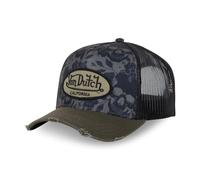 Von Dutch Cap Herren und Damen, Trucker Print, Khaki 01