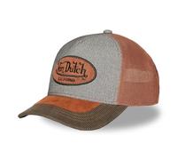 Style Mix Oval Patch Cap by Von Dutch grau-braun One Size