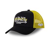 Von Dutch Trucker-Kappe VD24 – Damen & Herren, Snapback, verstellbar, Schwarz, Einheitsgröße
