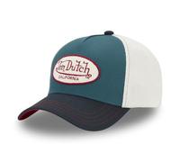 Von Dutch Kappe für Damen und Herren, verstellbar, Trucker-Kappe, Terry, Beige/Marineblau/Rot/Petrol, One size