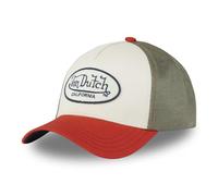 Von Niederländisch Tricolour Oval Logo KappeDutch Damen/Herren - Trucker Kappe Baseballkappe Mesh-Cap Snapback, mit Bildschirm, Bildschirm Sommer-Winter Frühling Sommer Herbst Winter, Beige/Orange