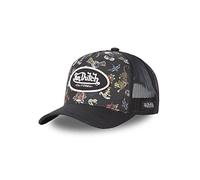 Von Dutch Cap Schwarz Original Custom Trucker Baseball Tat - Herren